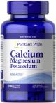 Puritan's Pride Calcium Magnesium Potassium 100 tabletten 1990