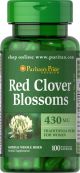 Puritan's Pride Red clover Blossoms 430 mg 100 capsules 5131