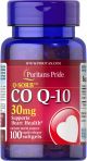 Puritan's Pride Co Q-10 30 mg 100 softgels 7271