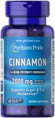 Puritan's Pride Cinnamon Complex met High Potency Chromium 1000 mg 60 Capsules 15061 