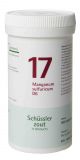 Schussler zout pfluger nr 17 Manganum Sulfuricum D6 400 tabletten Glutenvrij