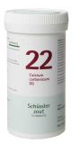 Schussler zout pfluger nr 22 Calcium Carbonicum D6 400 tabletten Glutenvrij