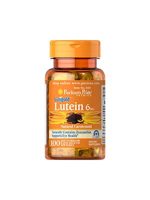 Puritan's Pride Lutein 6 mg 100 Softgels 3481