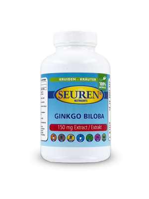 Seuren Nutrients Ginkgo Biloba Extract 150 mg 250 Capsules
