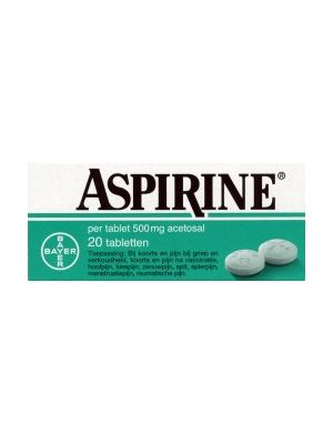 Aspirine 500 mg 20 Tabletten Bayer