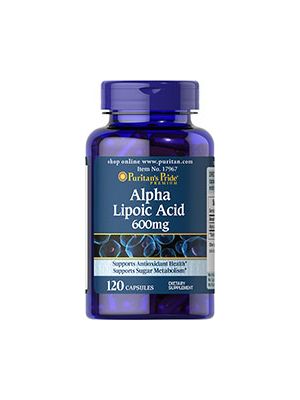 Puritan's Pride Alpha Lipoic acid 600 mg 120 Capsules 17967