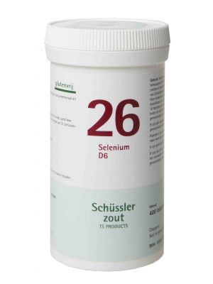 Schussler zout pfluger nr 26 Selenium D6 400 tabletten Glutenvrij