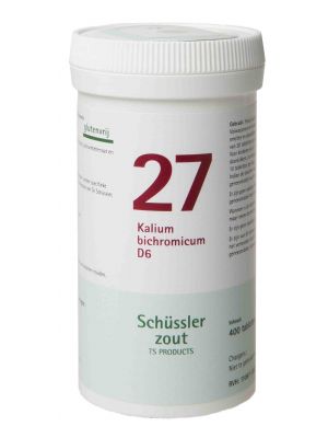 Schussler zout pfluger nr 27 Kalium Bichromicum D6 400 tabletten Glutenvrij