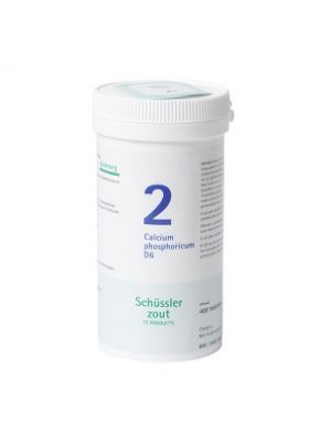 Schussler zout Pfluger nr 2 Calcium Phosphoricum D6 400 Tabletten Glutenvrij