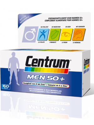 Centrum Men 50+ Compleet van A tot Zink 30 Tabletten
