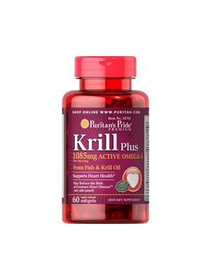 Puritan's Pride Krill plus 1085 mg active omega 3 60 capsules 34783