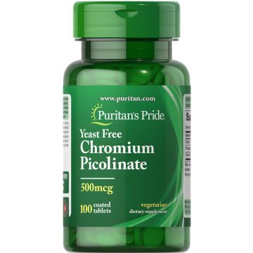 Puritan's Pride Ultra Chromium Picolinate 500 mcg 100 tabletten 2570