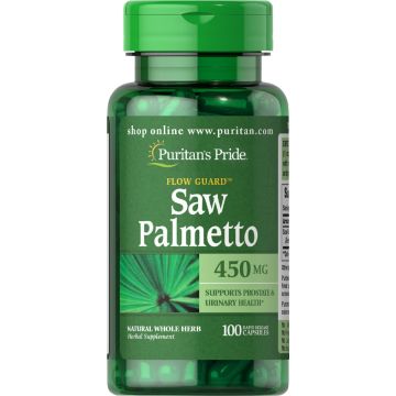 Puritan's Pride Saw Palmetto 450 mg 100 capsules 3531