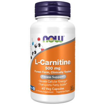 NOW L-Carnitine 500 mg 60 capsules
