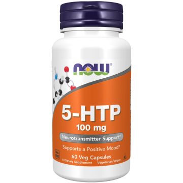 NOW 5-HTP 100 mg 60 vega capsules