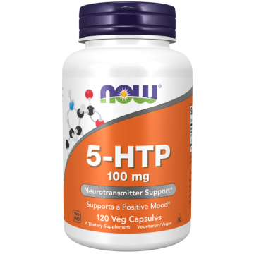 NOW 5-HTP 100MG 120 VEGA CAPS