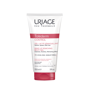 Uriage Toléderm Control Gel-melk make-upremover 150 ml