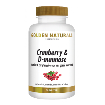 Golden Naturals Cranberry & D-mannose 90 tabletten