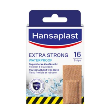 Hansaplast Extra strong Waterproof 16 strips