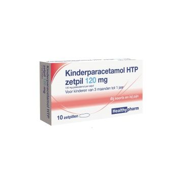 Healthypharm kinderparacetamol 120mg 10 zetpillen