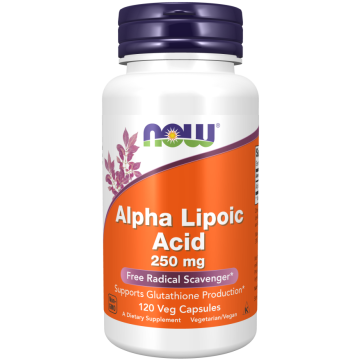 NOW Alpha Lipoic Acid 250 mg 120 capsules NOW Alpha Lipoic Acid 250 mg 120 capsules