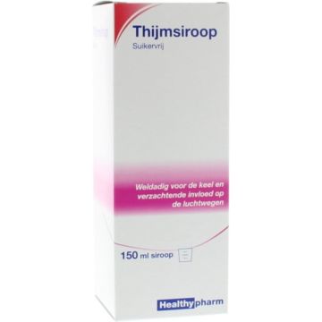 Healthypharm Thijmsiroop Suikervrij 150ml