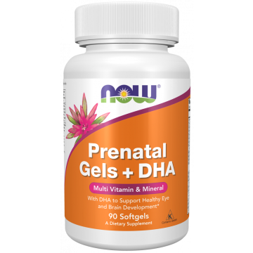NOW Prenatale gels + DHA 90 softgels