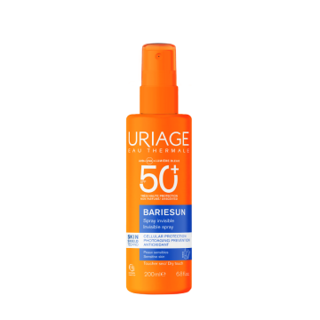 Uriage Bariésun Invisible Spray Unscented SPF50 200 ml