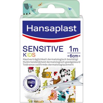 Hansaplast Sensitive Kids Extra Huidvriendelijk 1m x 6cm