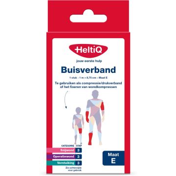 Heltiq Buisverband Maat E (1 m x 8,75 cm)