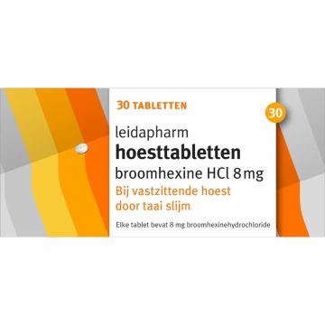 Leidapharm Hoesttabletten Broomhexine HCI 8 mg 30 tabletten