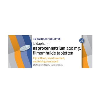 Leidapharm Naproxennatrium 220 mg 10 tabletten 