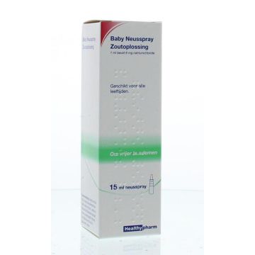 Healthypharm Baby Neusspray Zoutoplossing 15 ml