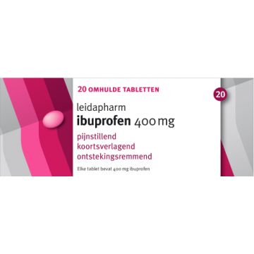 Leidapharm Ibuprofen 400 mg 20 tabletten 