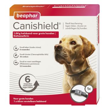 Beaphar Canishield Halsband voor grote hond 1 x 65 cm Band