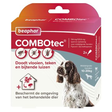 Beaphar Combotec Honden 10-20 kg 2 Pipetten