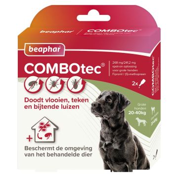 Beaphar Combotec Honden 20-40 kg 2 Pipetten
