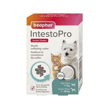 Beaphar IntestoPro Spijsverteringmiddel kat/hond tot 20kg 20 tabletten