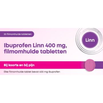 Linn Ibuprofen 400 mg 20 Filmomhulde Tabletten 