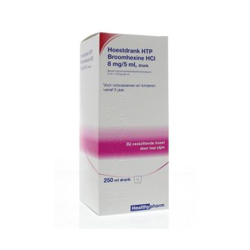 HTP Hoestdrank Broomhexine HCl 8mg/5ml 250ML