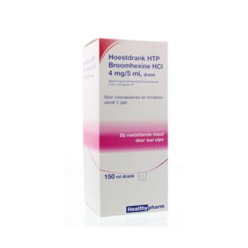 HTP Hoestdrank Broomhexine HCl 8mg/5ml 150ML