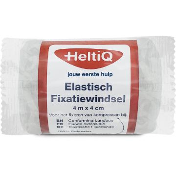 Heltiq Elastisch Fixatiewindsel 4 m x 4 cm 1 st.
