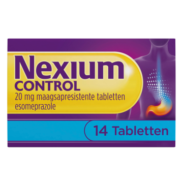 Nexium Control 20 mg maagsapresistente tabletten 20 mg 14st