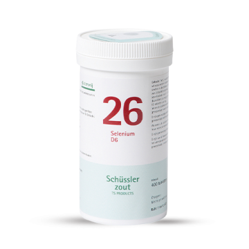 Schussler zout pfluger nr 26 Selenium D6 400 tabletten Glutenvrij