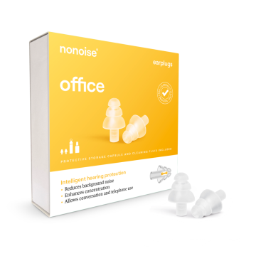 Nonoise - Kantoor - Oordopjes - Transparant