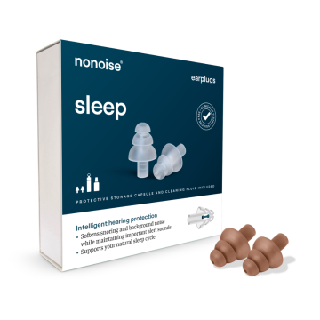 Nonoise - Slaap - Oordopjes - Bruin
