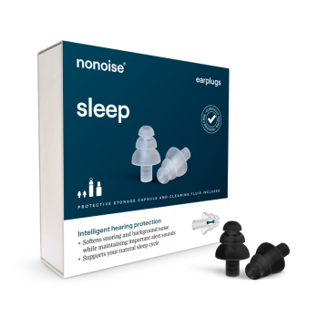Nonoise - Slaap - Oordopjes - Zwart