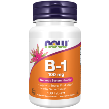 NOW Vitamine B1 100 mg 100 tabletten