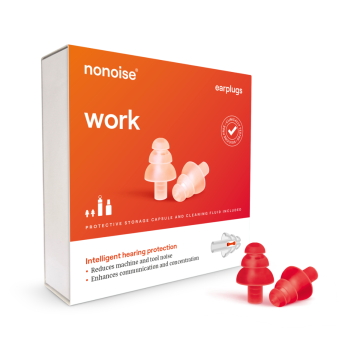 Nonoise - werk - klussen - Oordopjes - Rood