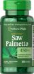 Puritan's Pride Saw Palmetto 450 mg 100 capsules 3531